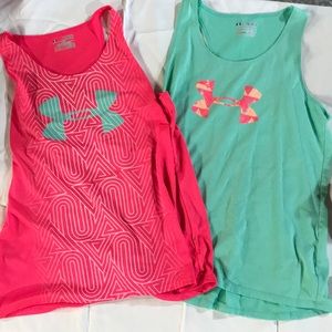 2 youth Under Armour tank tops